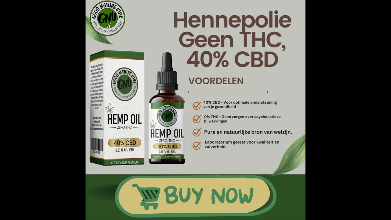40% CBD, 0% THC Hemp Oil - your ticket to natural serenity and relief.