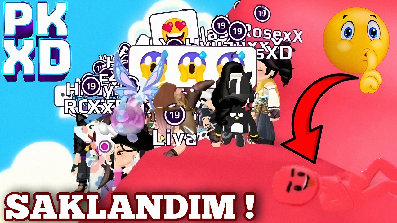 PK XD TAKİPÇİLERİMDEN SAKLANDIM🤫 BENİ KİM BULACAK ? | PK XD MAYA