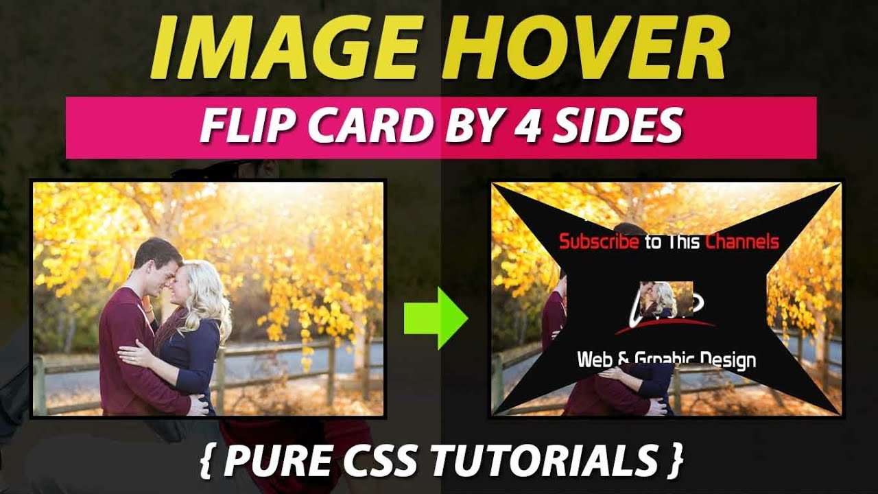 How To Create Flip Card 4 Sides On Images Hover Using Pure CSS By VRPawar  Plz SUBSCRIBE My Channels