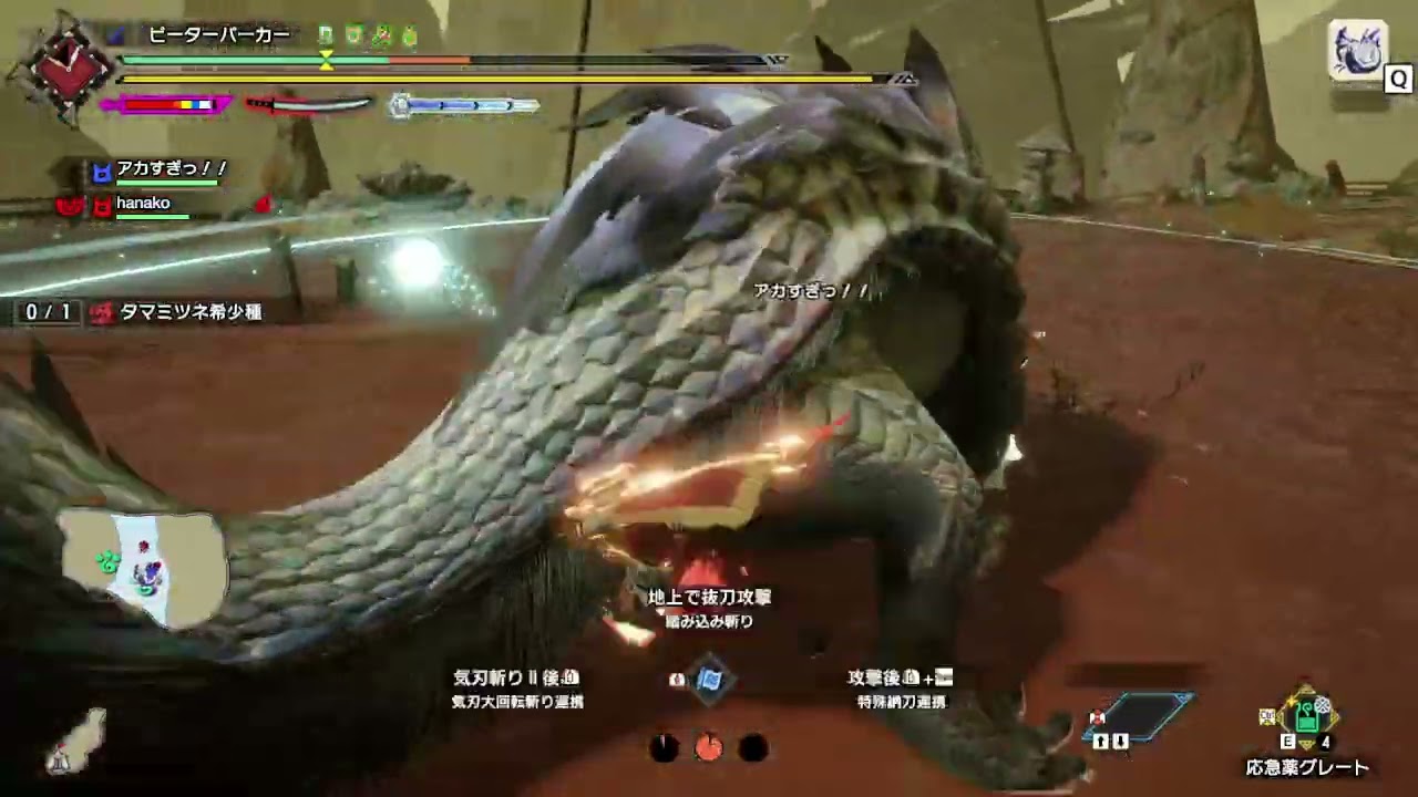 インサイトキャプチャーで録画したMONSTER HUNTER: RISEのゲームプレイを見てみよう