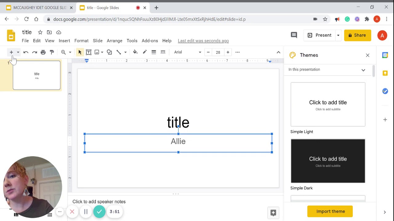 Google Slides: For Students