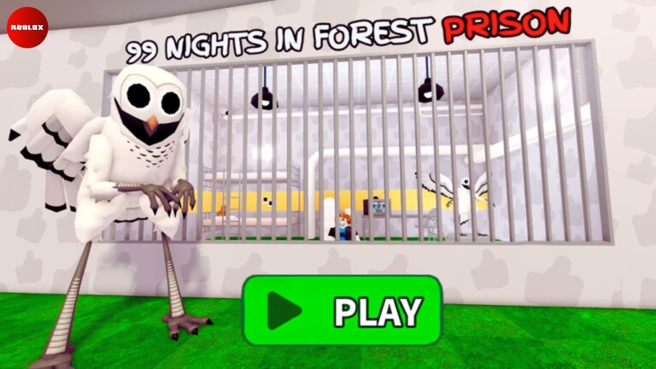🦉99 NIGHTS IN FOREST PRISON RUN! (Obby) WALKTHROUGH FULL GAME | ROBLOX