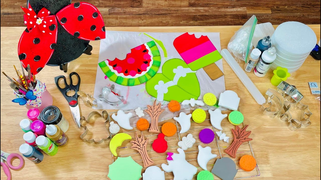 Let’s Make Some Spring And Halloween Crafts