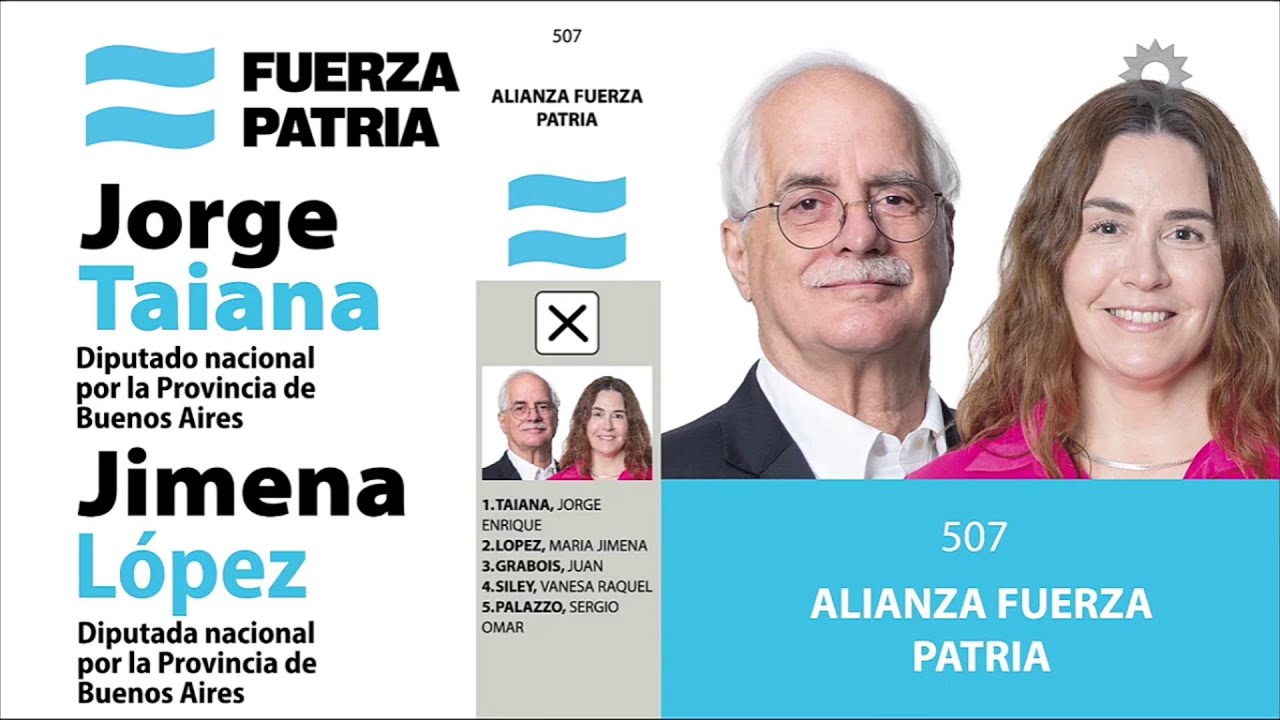 Jorge Taiana y Jimena L&oacute;pez candidatos a Diputados Nacionales por Fuerza Patria - SPOT