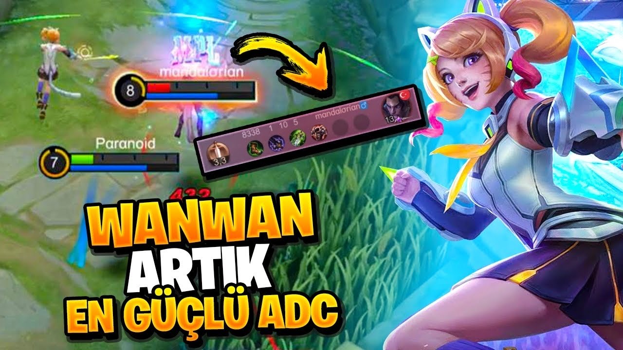KORİDORUMDAKİ RAKİPLERİM 1O DEFA ÖLDÜ AMA 😡 WANWAN - Mobile Legends