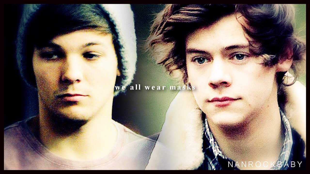 harry + louis | we all wear masks