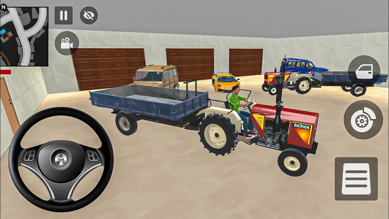 👻Modified monster tractor 🚜 Gangster Life in Indian Streets | Open WorldGame game for android😡