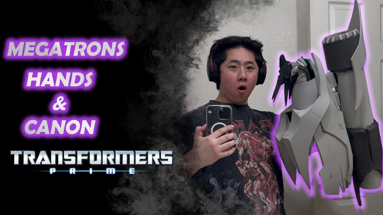 HOW I MADE MEGATRON'S HANDS & CANON FROM TRANSFORMERS: PRIME