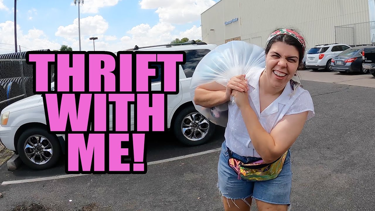 A THRIFTED BAG FULL OF CLOTHES! Thrift With Me: Goodwill Clearance Center Bins Outlet!