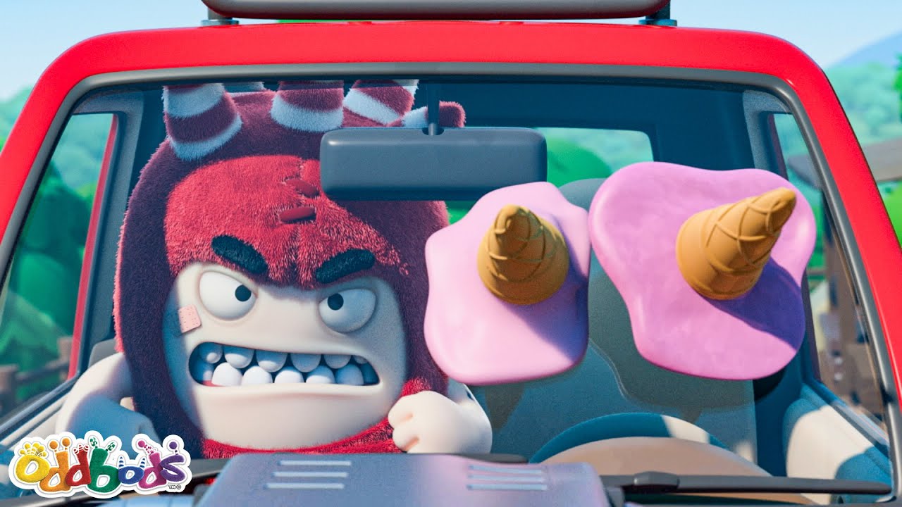 Monster Truck Road Rage | Oddbods - Sports & Games Cartoons for Kids