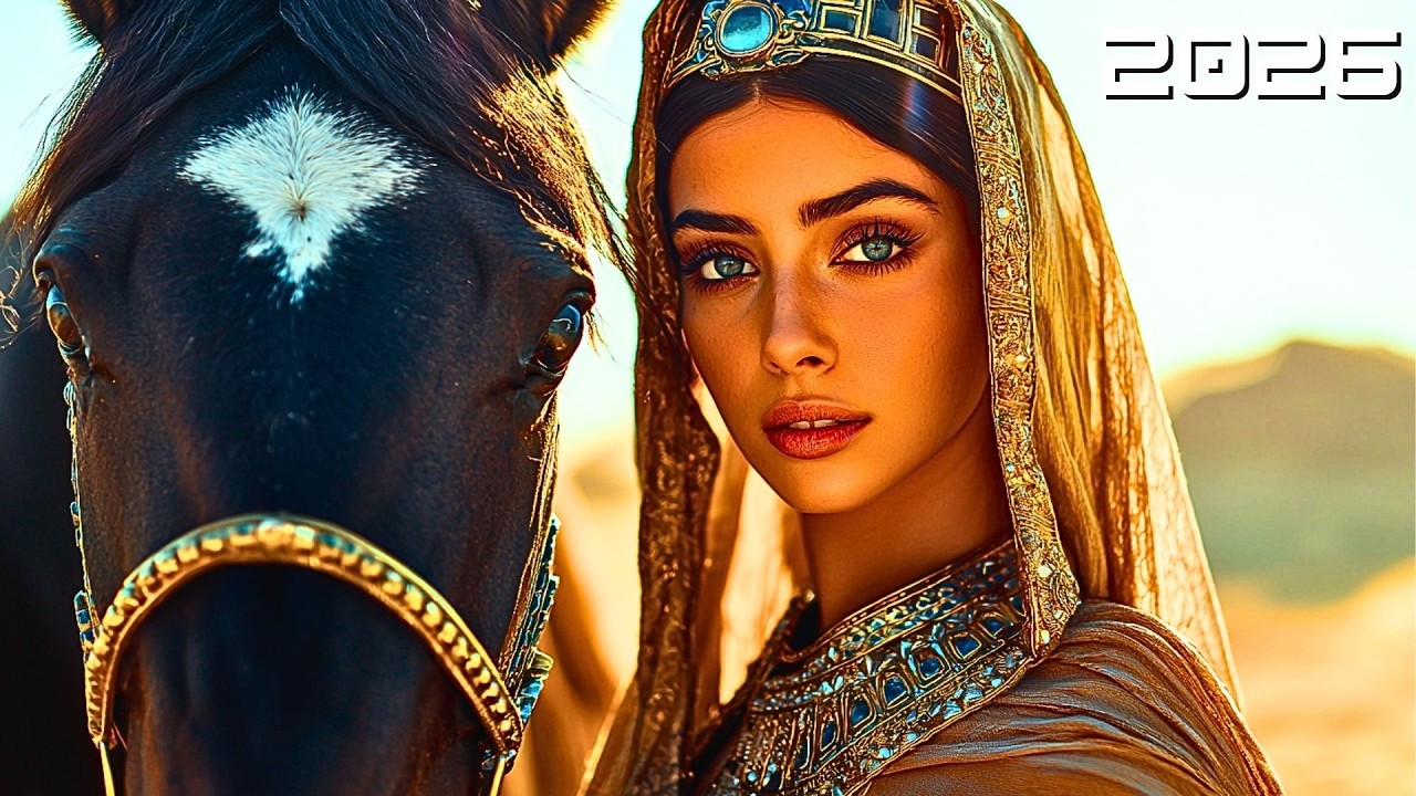 Arabic Music BGM - Crimson Silence Over the Sahara: A Deep Desert Meditation