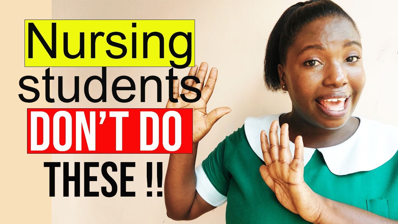 DOS & DON'TS OF NURSING SCHOOL // ADVICE FOR STUDENT NURSES
