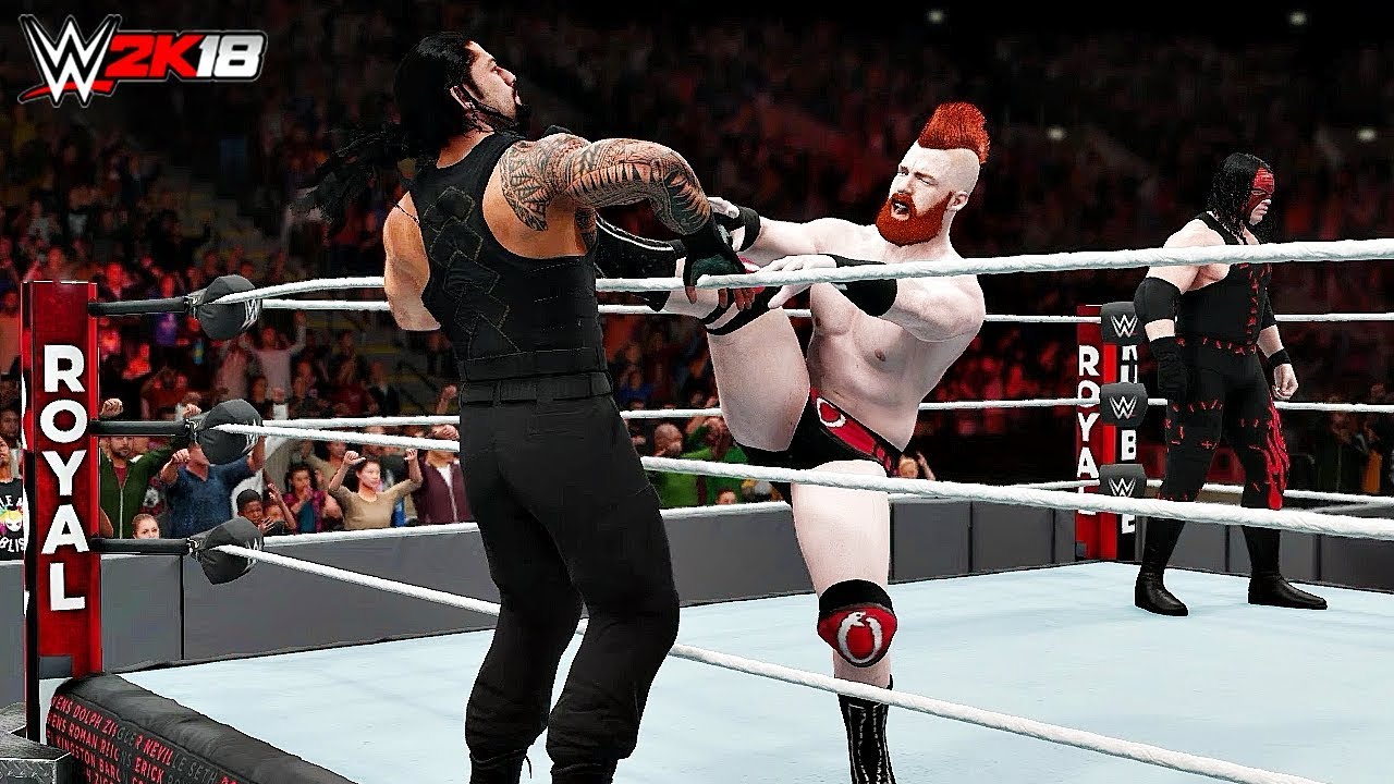 WWE 2K18 Top 10 Royal Rumble Match eliminations!