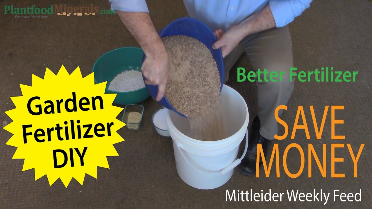 Mittleider Weekly Feed   -  Make Garden Fertilizer yourself