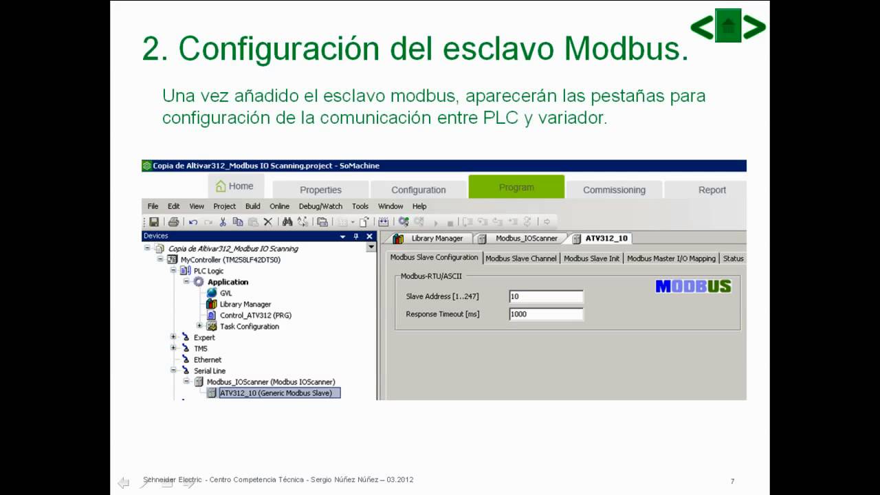Control de variadores Altivar 312 Modbus RTU con SoMachine. Parte 1 Schneider Electric