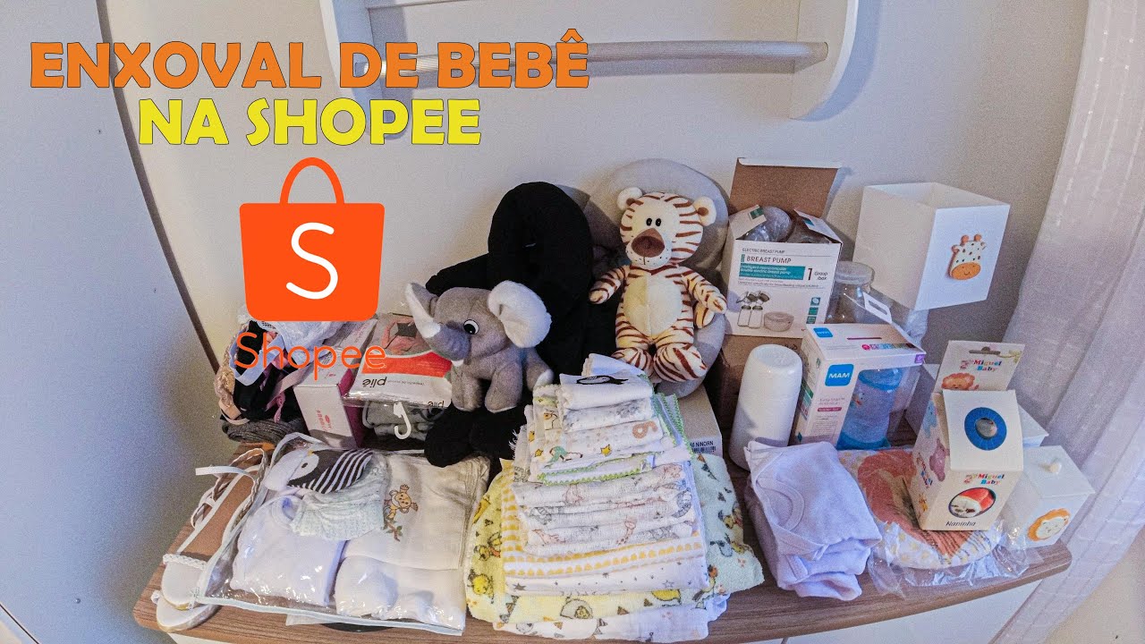 ENXOVAL DE BEBÊ NA SHOPEE - LINKS NA DESCRIÇÃO