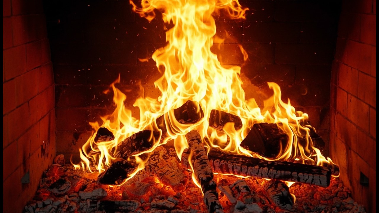 🔥 Crackling Fireplace 🔴 24/7 LIVE | Cozy Fire Ambience for Calm, Focus & Sleep