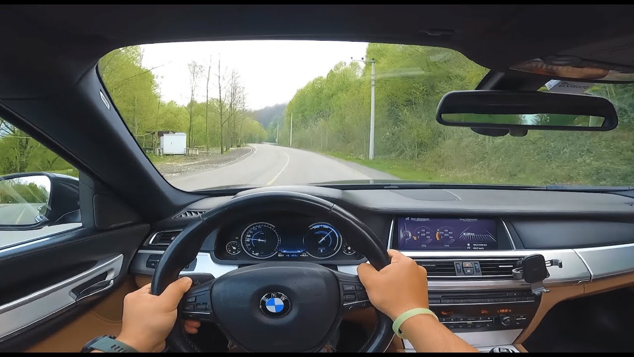 2015 BMW 7.50 d Xdrive  - POV Test Drive (Binaural Audio)