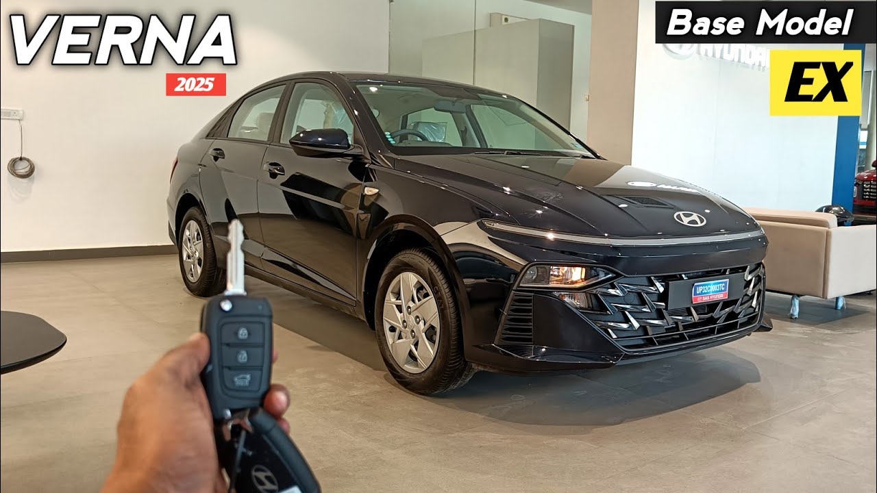 Hyundai Verna Base Model Ex 2025 ❣️| मात्र ₹ 11.07 लाख में ऐसा Base Model नहीं देखा होगा आपने 👌|