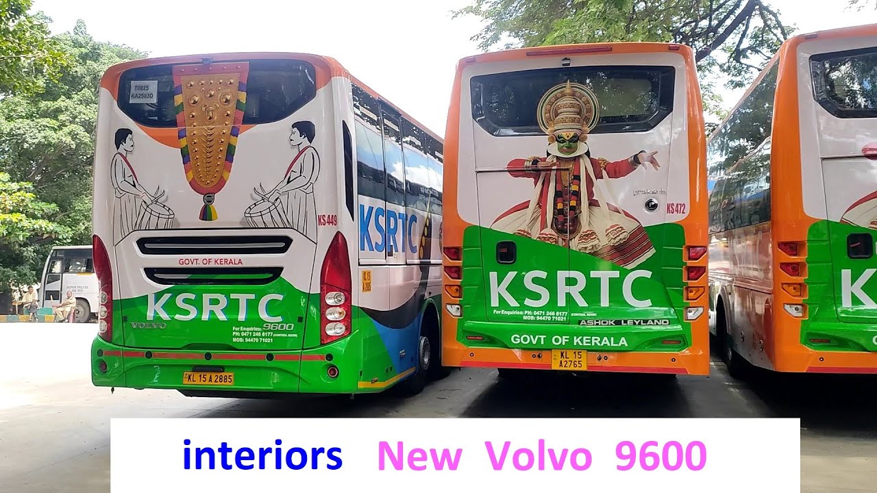 5 New KSRTC Buses -  Volvo 9600