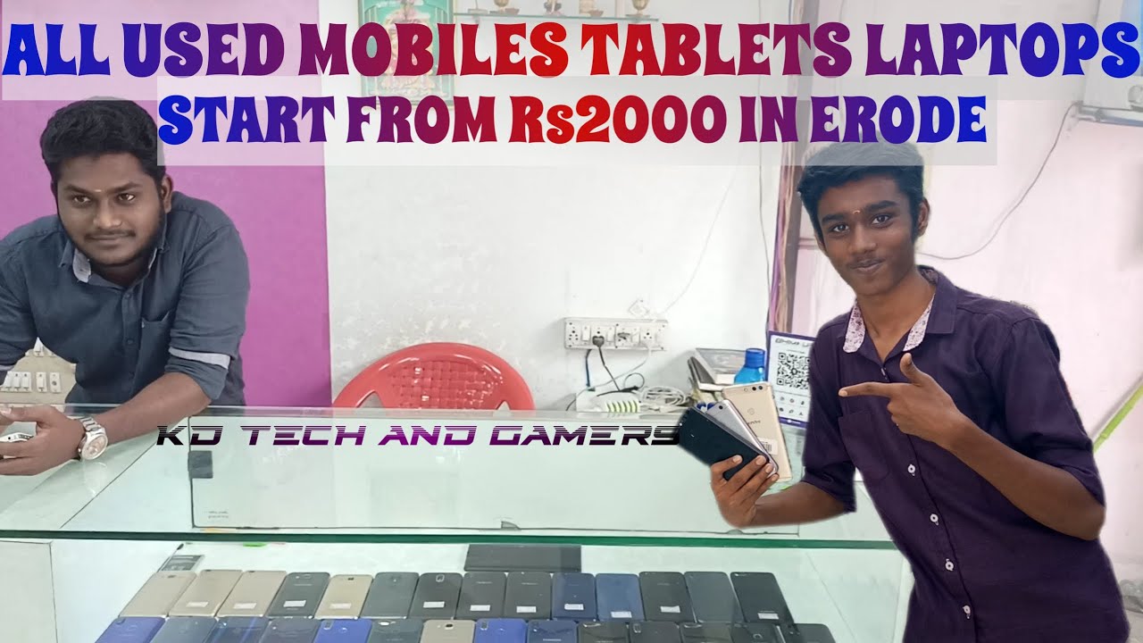 SHOP VIST IN ERODE | ALL USED MOBILES , LAPTOP , TAPS AVAILABLE | SRI MOBILES SOLUTION | தமிழ் |KD|