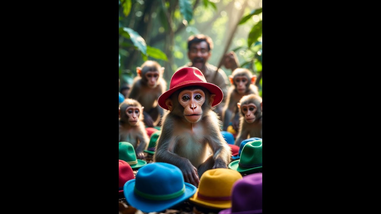 बंटी की चालाकी: टोपी चोरी से माफी तक 😜🙈