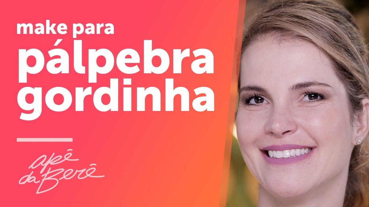 make dia a dia para pálpebra gordinha