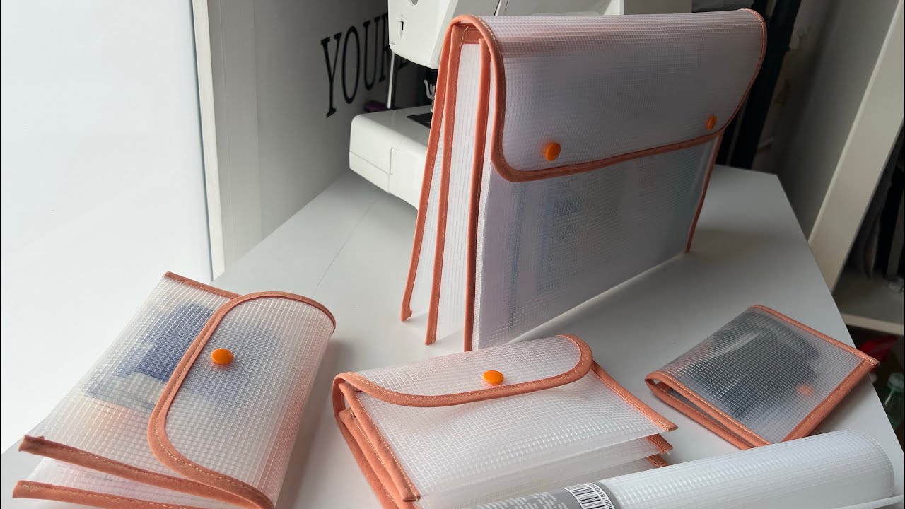 ✅Tutorial :carpeta -organizador de plástico de Tedi 👌#coseconmigo #costuracriativa
