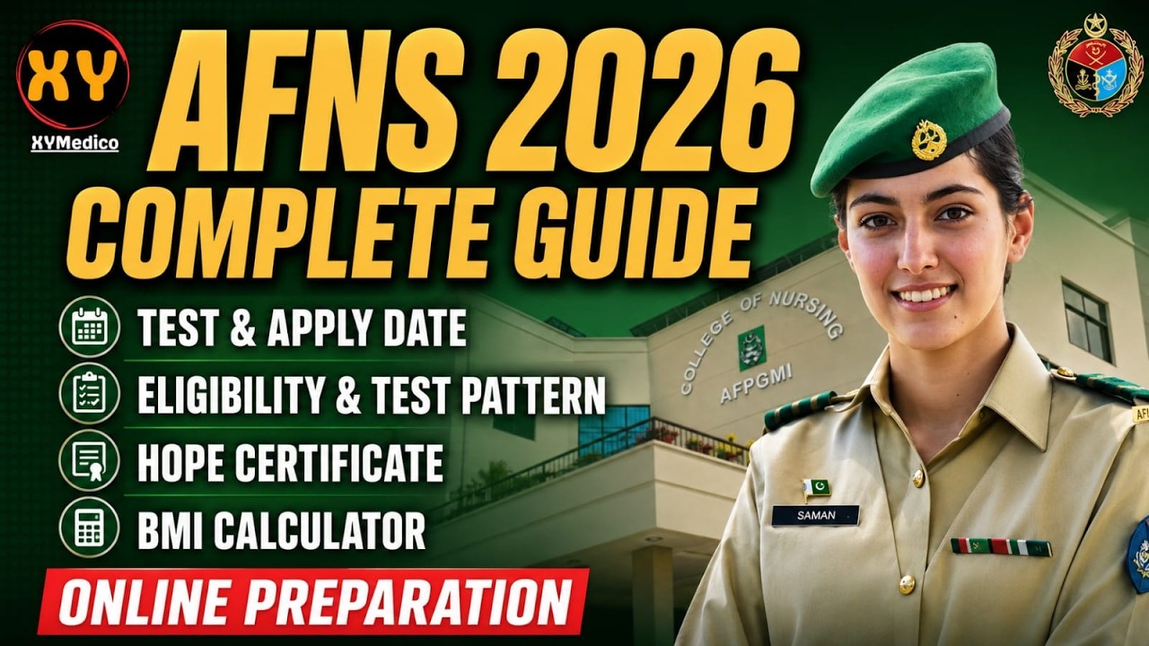 Join Pak Army as Nurse (AFNS 2026): Online Apply, Eligibility, Test Pattern & Preparation