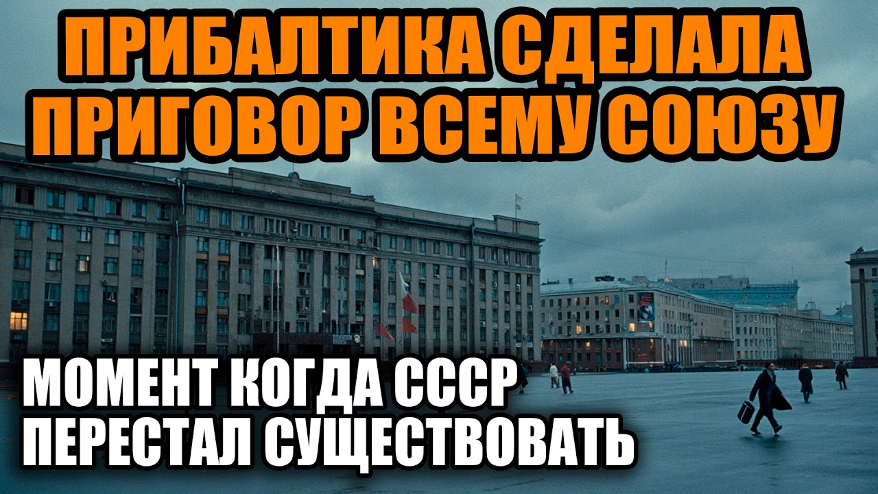 Выход Прибалтики разрушил СССР до основания и об этом молчали.
