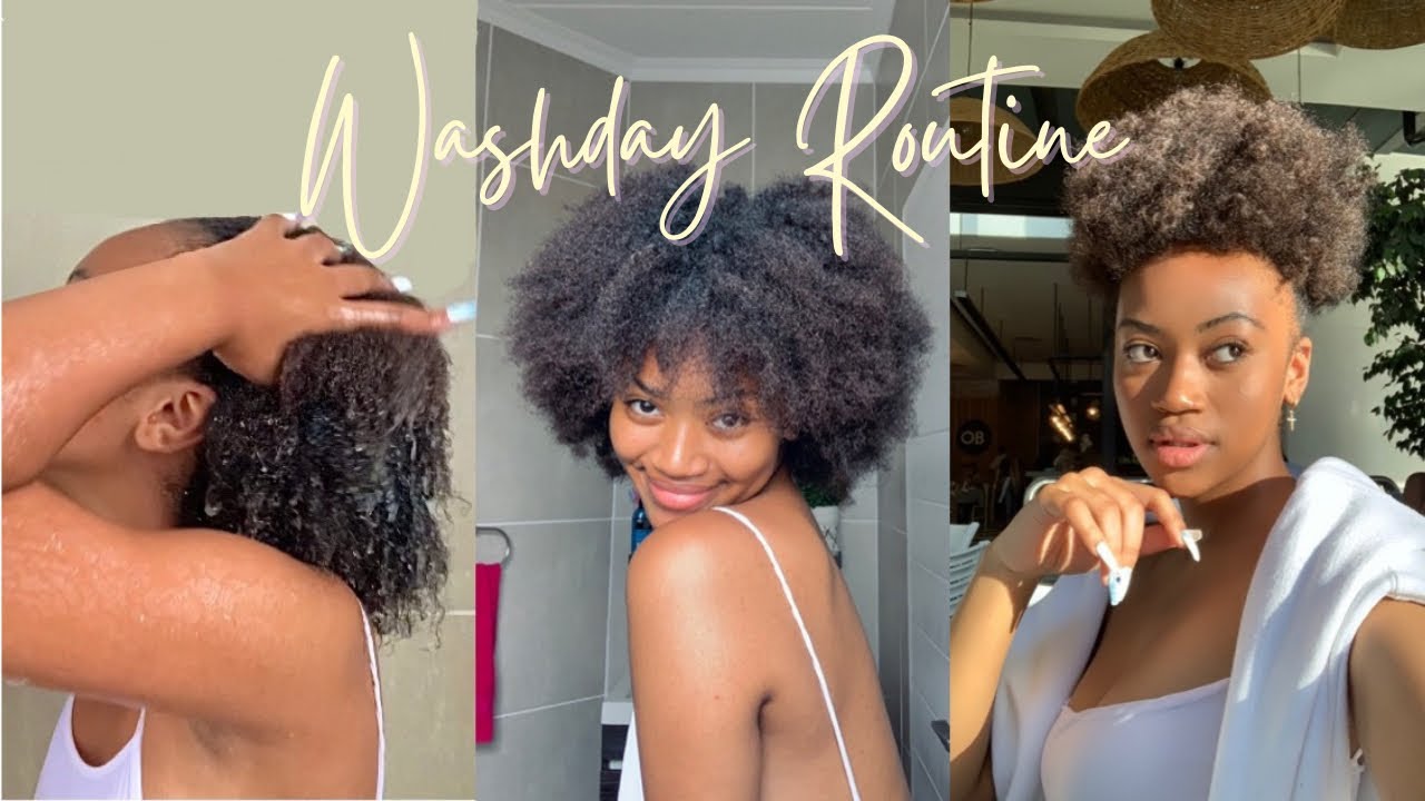Процедура мытья натуральных волос 💆🏾‍♀️✨