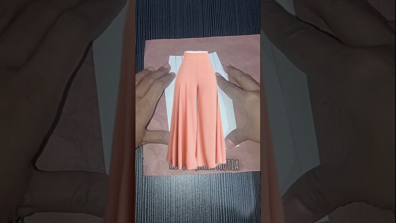 Palazzo pants pattern #sewing #ussewtips #sewingtutorial #shortvideo #fashion #pants