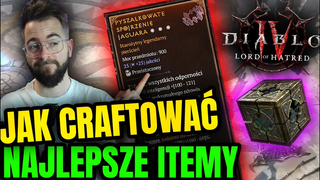 Poradnik do CRAFTOWANIA w Diablo 4: Lord of Hatred! Tw&oacute;rz ŁATWO najlepsze PRZEDMIOTY w grze!