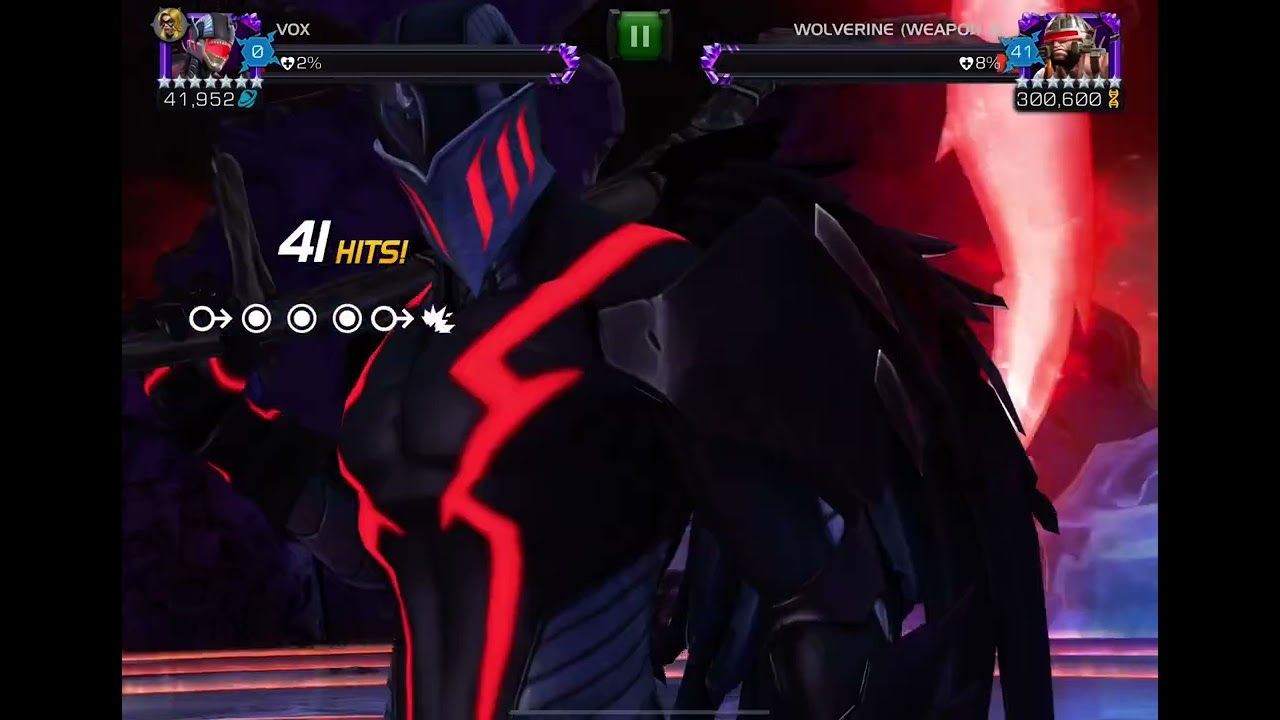 Vox toying with Nightmare Raids Weapon X | Middle Path | MCOC