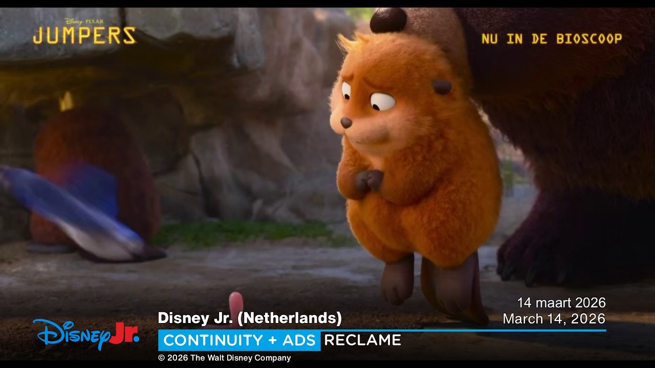 Disney Jr. (Netherlands) continuity + ads | March 14, 2026 • reclame | 14 maart 2026