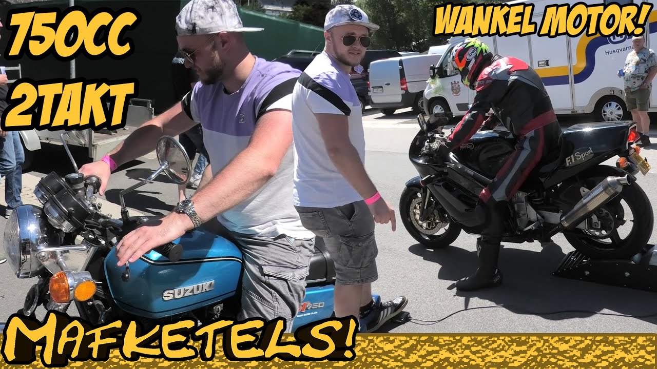 Met een 750CC TWEETAKT RIJDEN op Circuit Spa Francorchamps