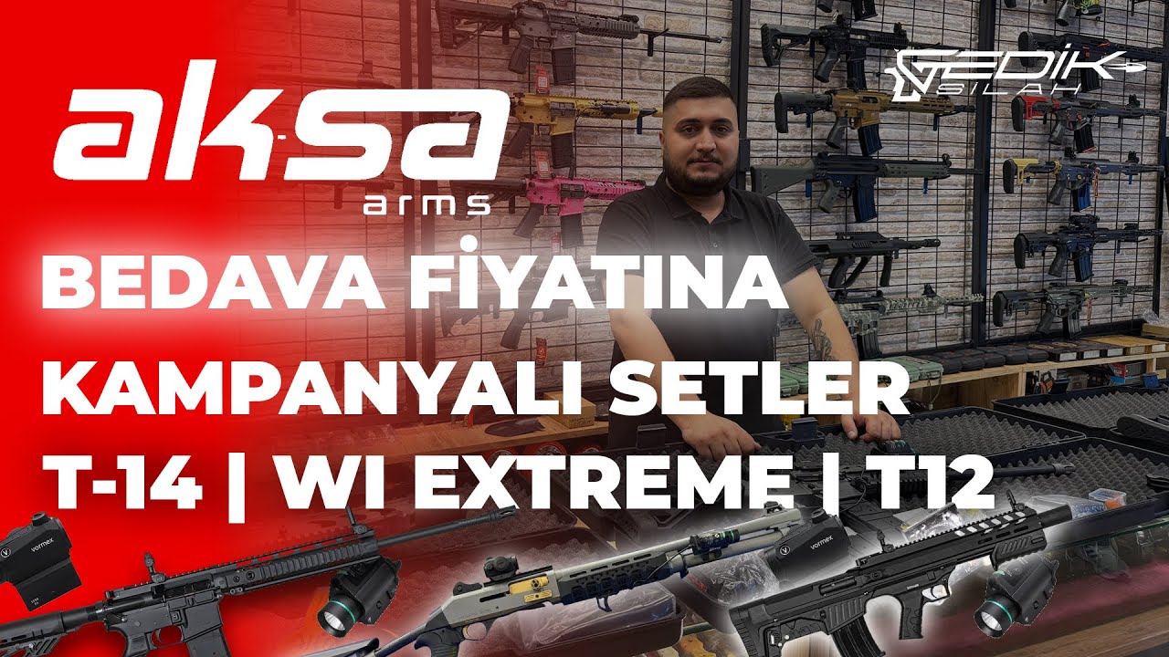BEDAVA FİYATINA AKSA KAMPANYALI SETLER 🔥🔥 | AKSA T-12 | AKSA WI EXTREME | AKSA T-14 AV TÜFEKLERİ