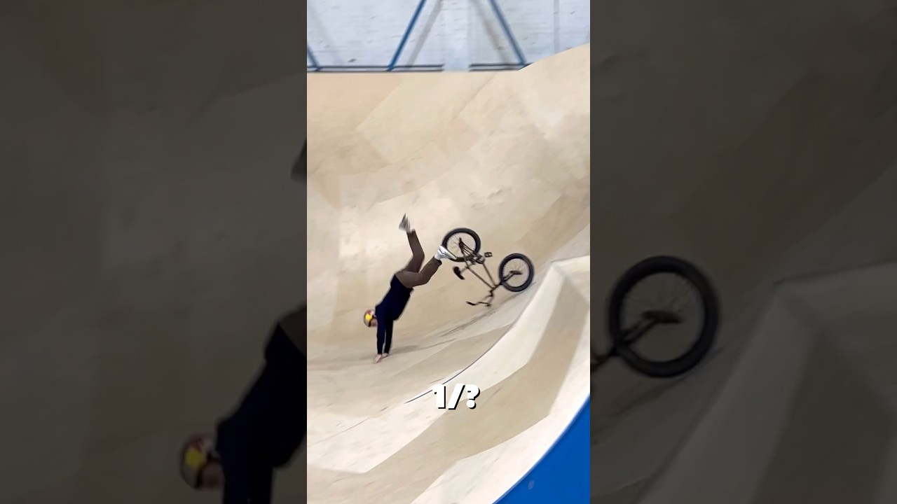 It seemed IMPOSSIBLE to land 🤯 #bmx