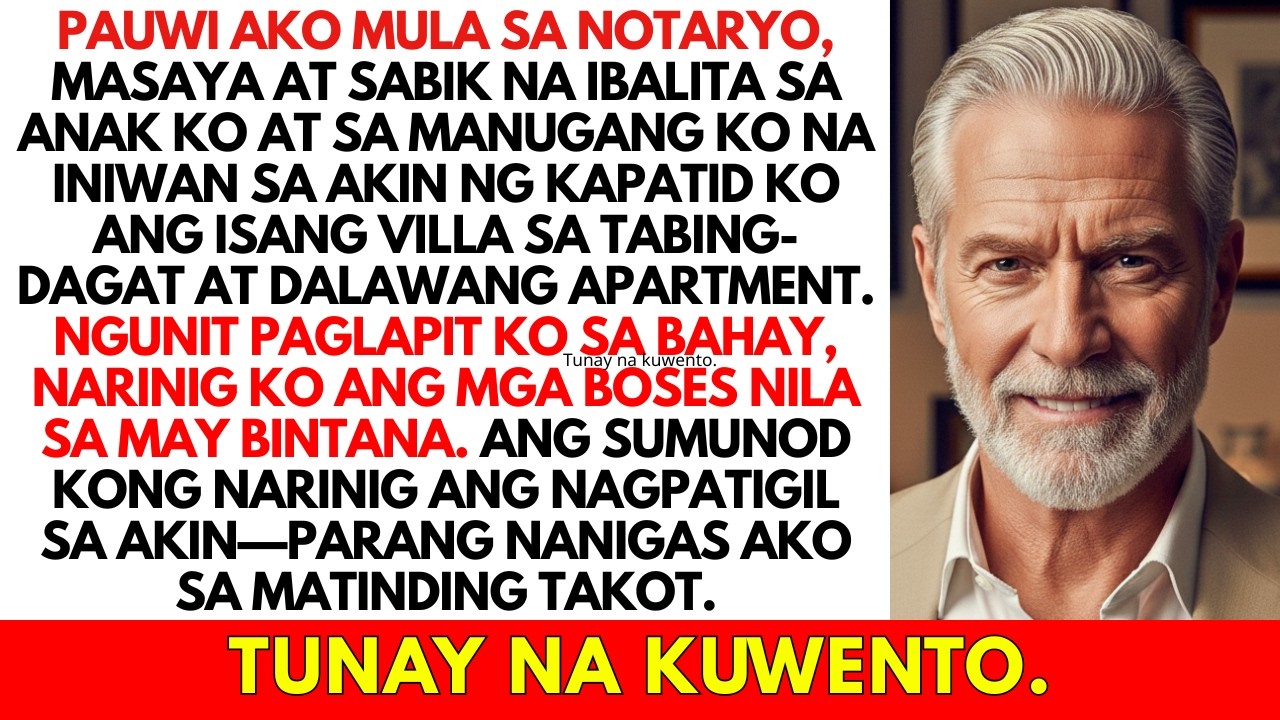 Gusto Kong Sabihin sa Anak Ko na Nagmana Ako ng Villa at 2 Apartment, Pero Narinig Ko Siya…