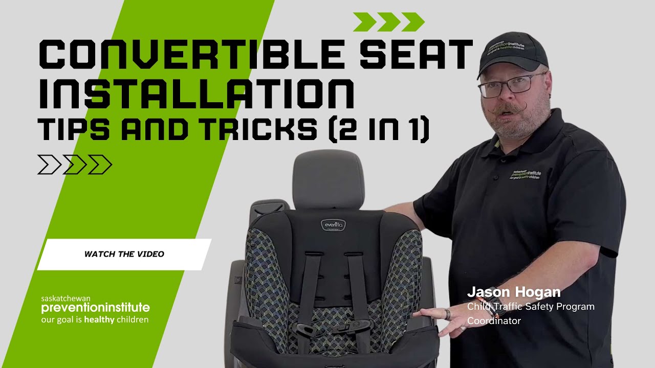 Convertible Seat Installation – Tips and Tricks (2-in-1)