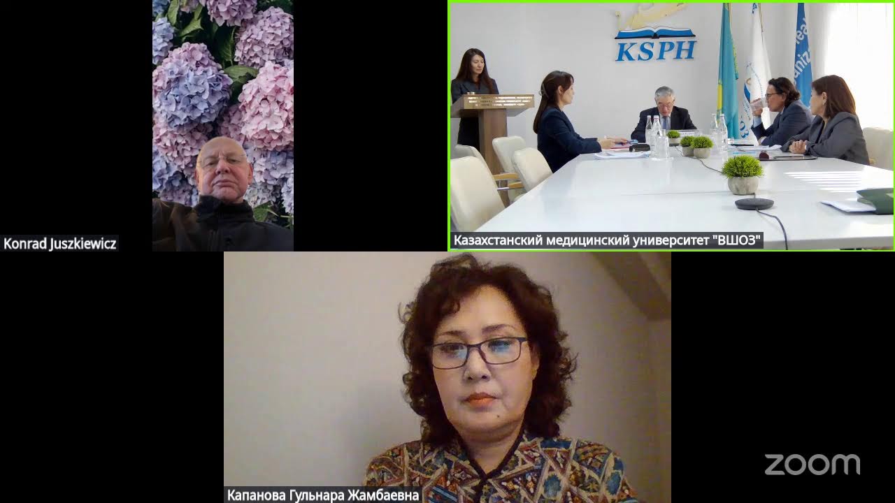 Зал персональной конференции Казахстанский медицинский университет 
