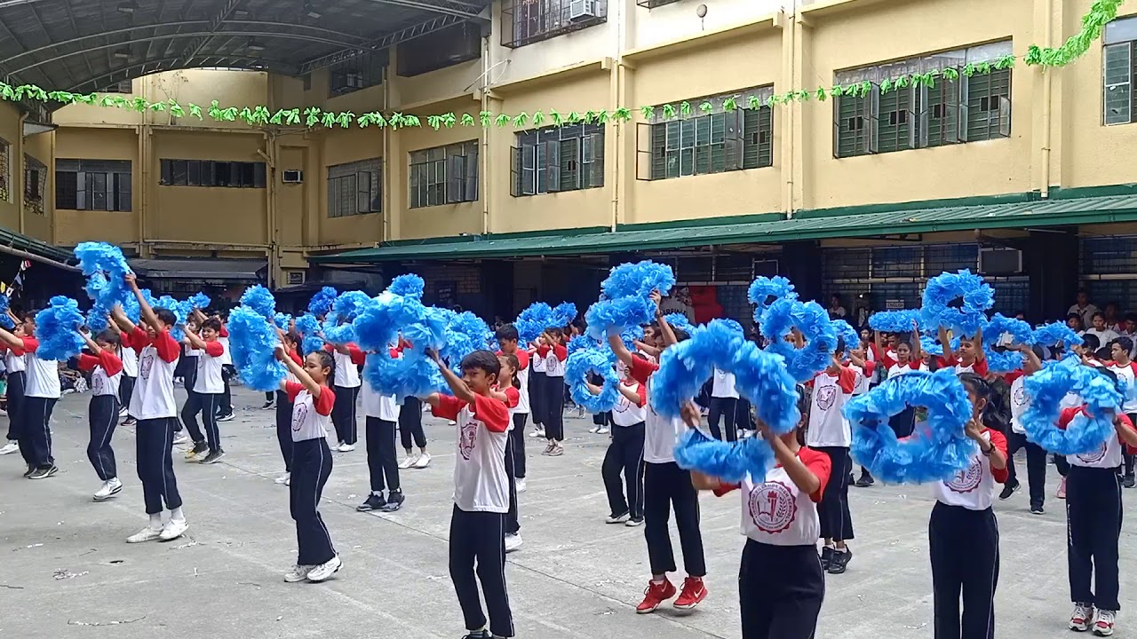 I. Villamor HS Field Demonstration (dancing with hoola hoops)