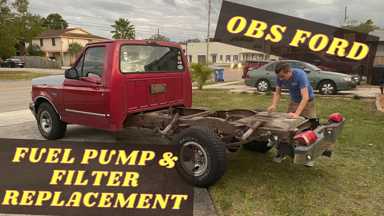 Замена топливных насосов и фильтров OBS Ford F-Series 92-97