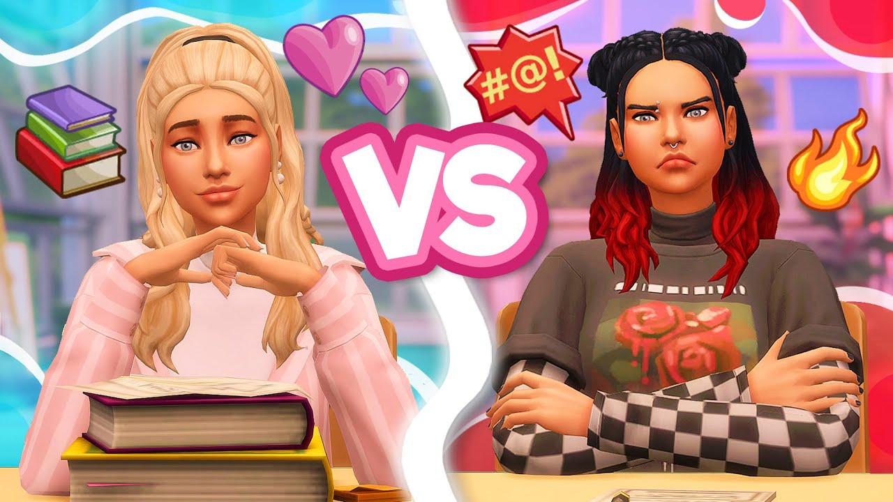Bonne élève VS Mauvaise élève 🏆 - SIMS 4