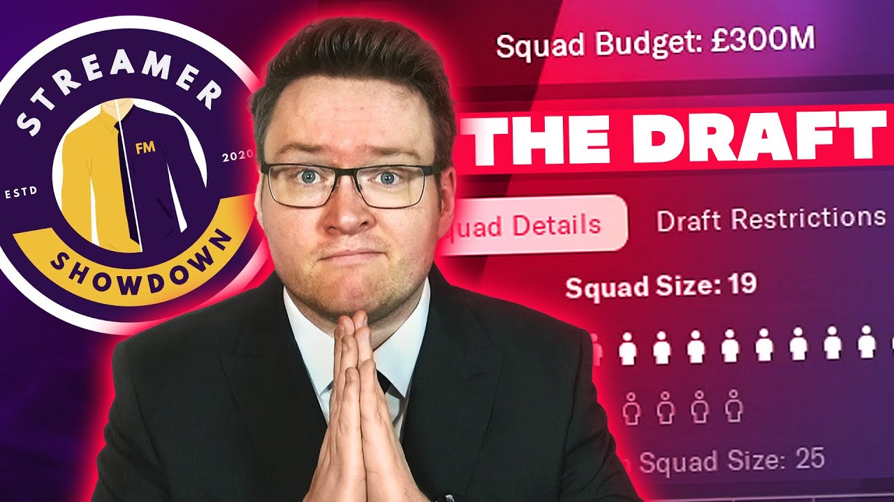 I Panicked On My First Pick and Drafted...  | FM22 Streamer Showdown S5 - Draft Night