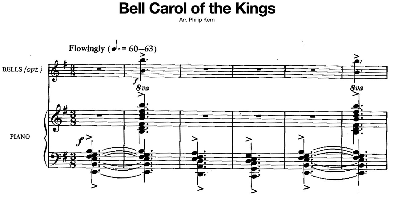 Bell Carol of the Kings (arr Philip Kern) SATB