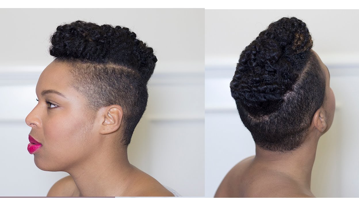 Natural Hairstyle | Quick Easy Updo - Protective Style
