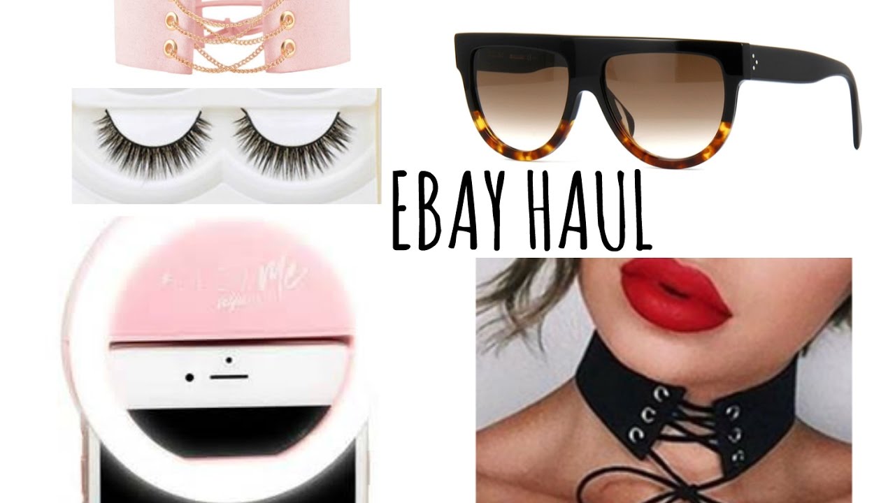 EBAY HAUL | Chokers,Eyelashes, Sunglasses + MORE