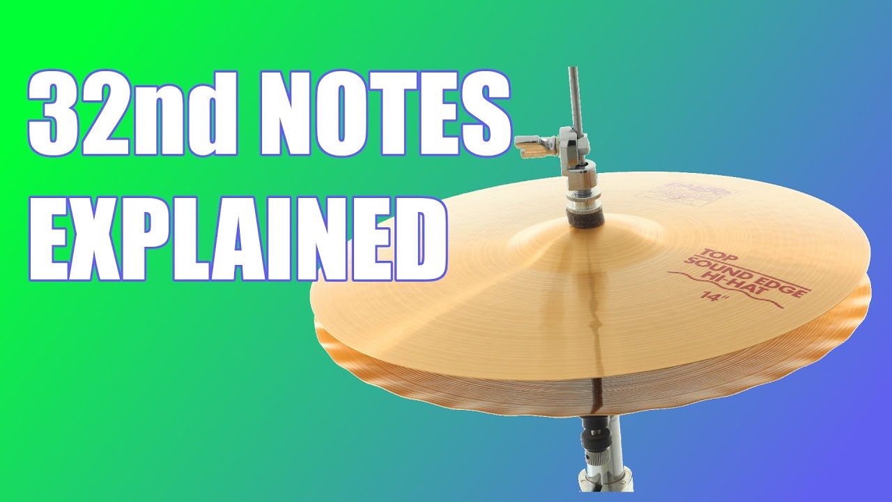 Intermediate Advanced Drum Lesson - 32nd Notes On The Hi Hat