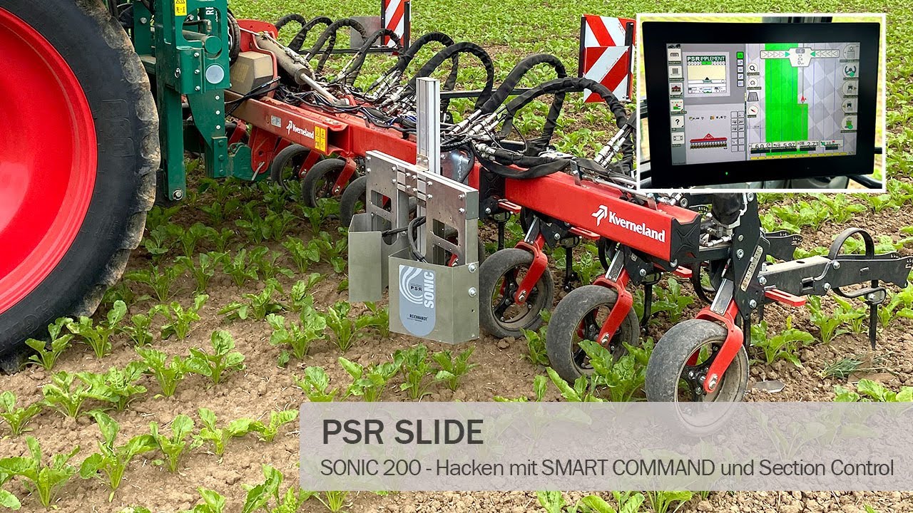 PSR SLIDE mit SONIC 200 - Hacken mit SMART COMMAND und Section Control